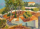 Painting by Diana Golledge Finca del Niño, Spain