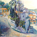 Painting by Diana Golledge Finca del Niño, Spain