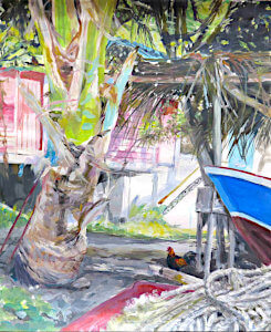 Watercolour painting Boat painting by Doug Mays