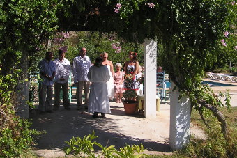 Marriage at the Costa del Sol in open air ceremony